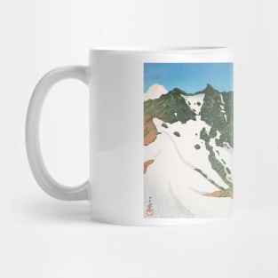 Asahigadake from Mount Hakuba by Kawase Hasui Mug